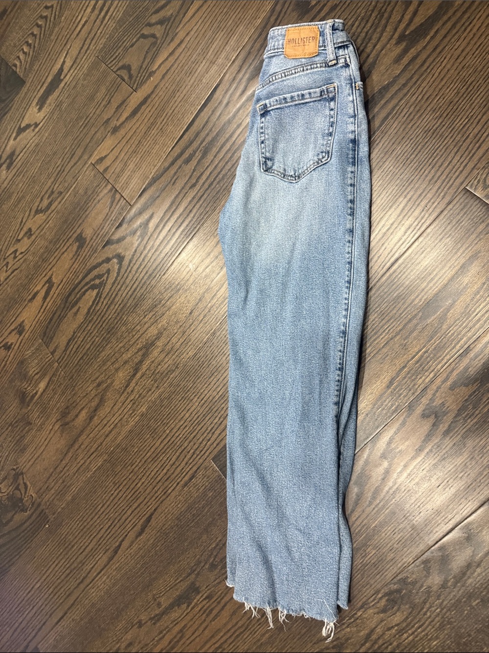 Hollister Light Wash Wide Leg Jeans for Women